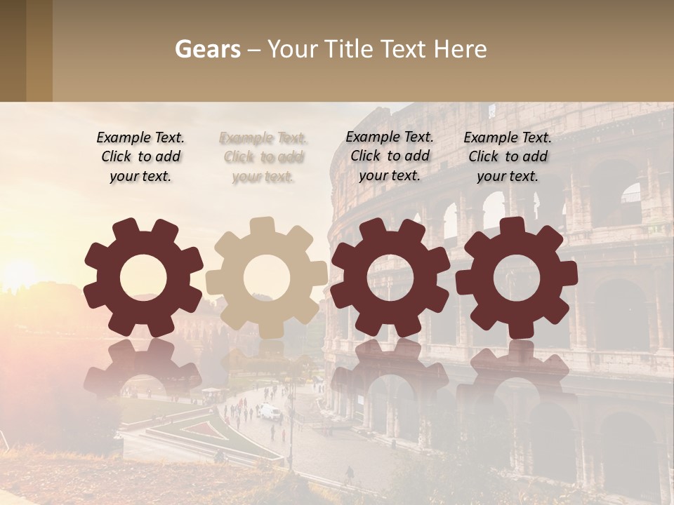 Rome. Colosseum PowerPoint Template