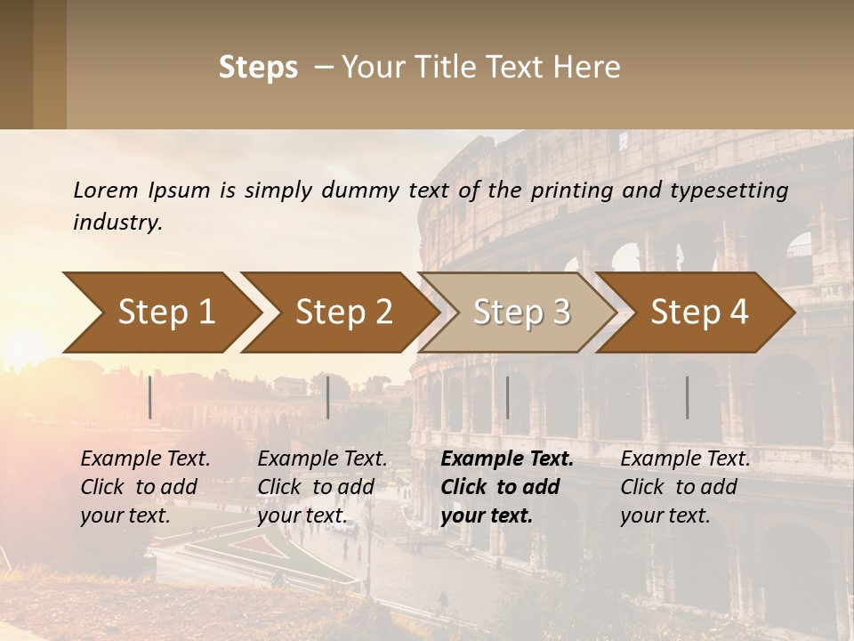 Rome. Colosseum PowerPoint Template