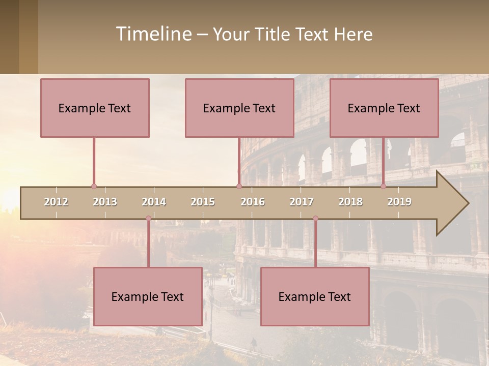 Rome. Colosseum PowerPoint Template