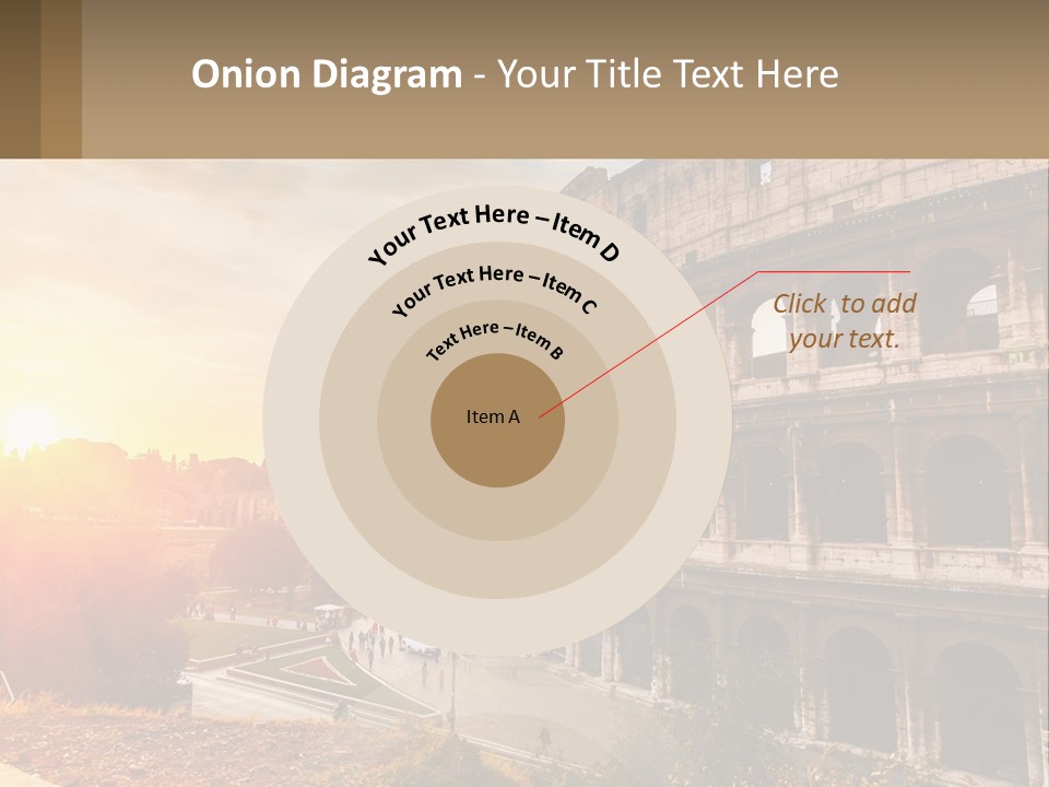Rome. Colosseum PowerPoint Template