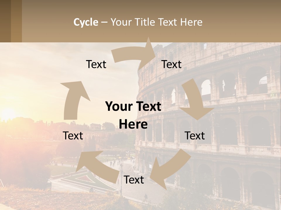 Rome. Colosseum PowerPoint Template