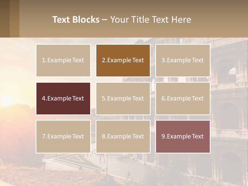 Rome. Colosseum PowerPoint Template