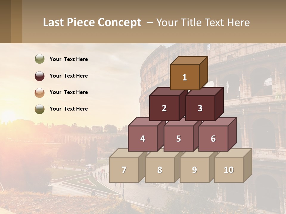 Rome. Colosseum PowerPoint Template