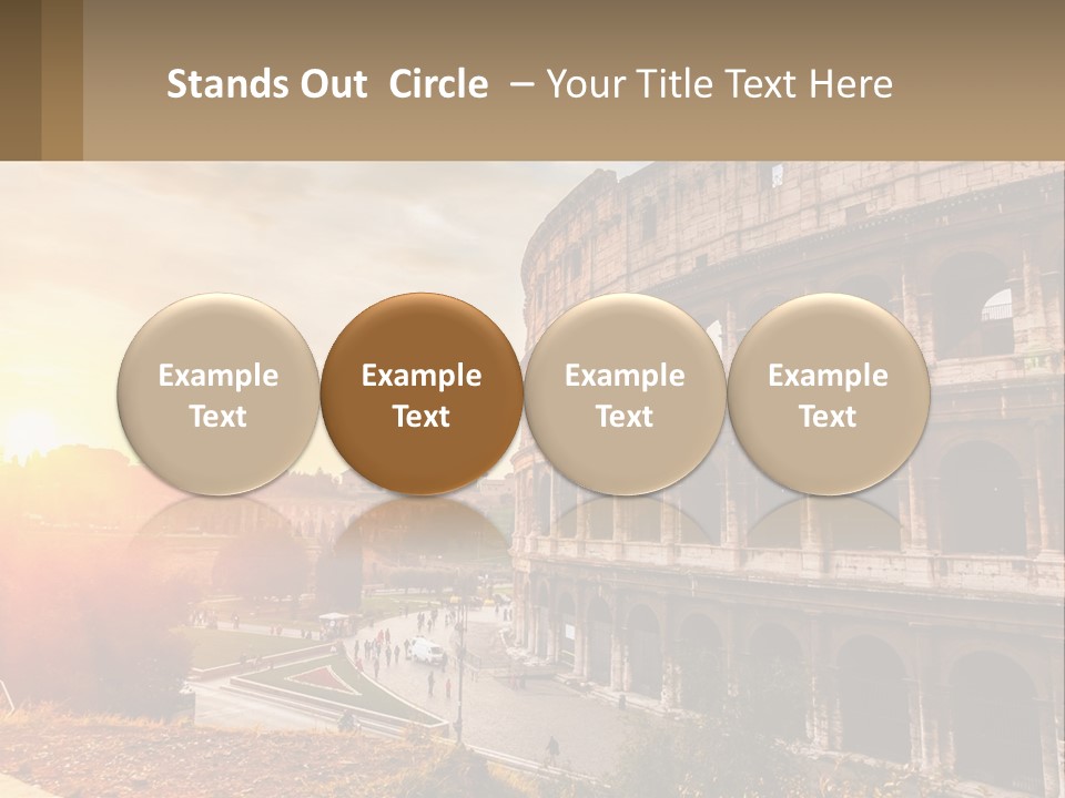 Rome. Colosseum PowerPoint Template