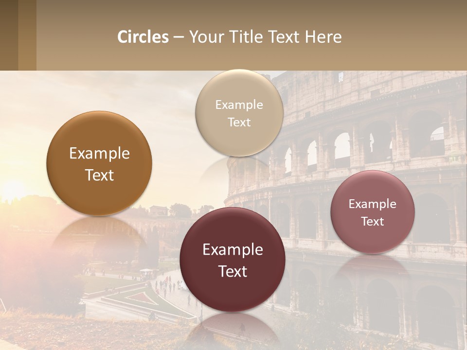Rome. Colosseum PowerPoint Template