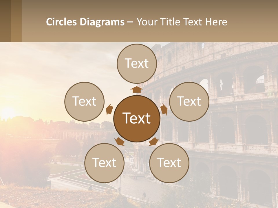 Rome. Colosseum PowerPoint Template