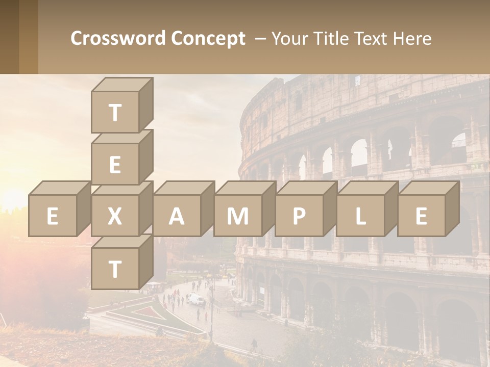 Rome. Colosseum PowerPoint Template