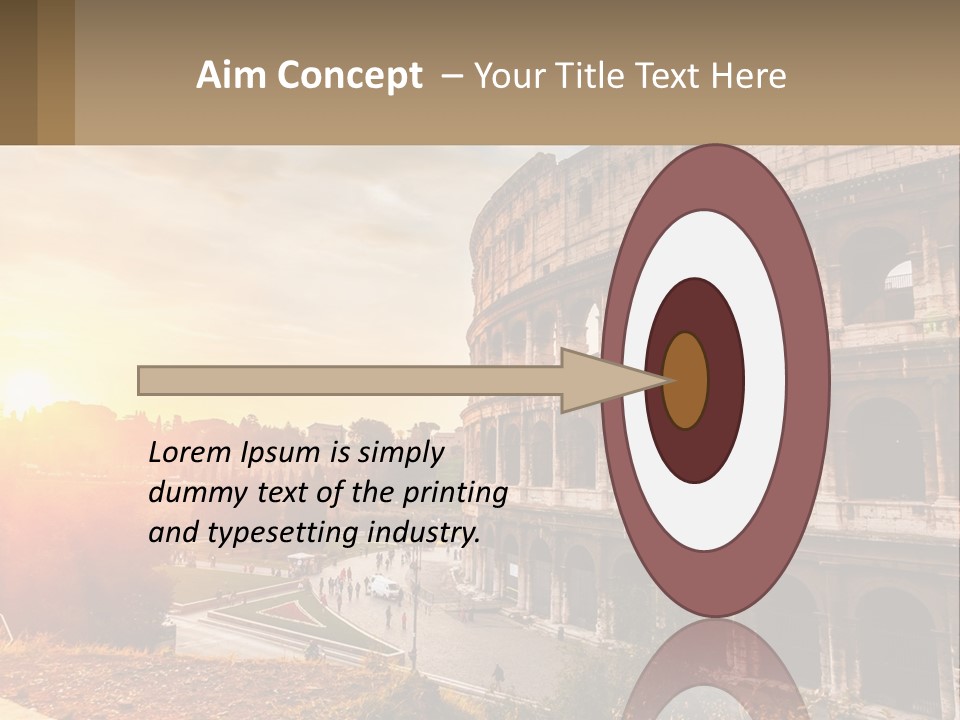 Rome. Colosseum PowerPoint Template
