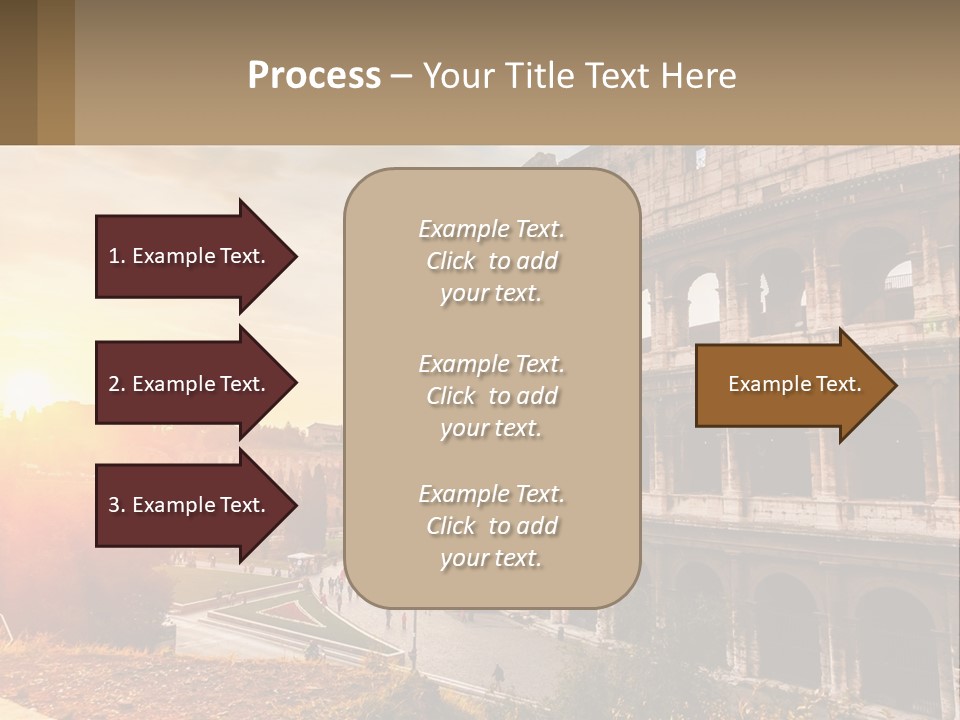 Rome. Colosseum PowerPoint Template
