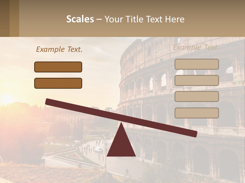 Rome. Colosseum PowerPoint Template
