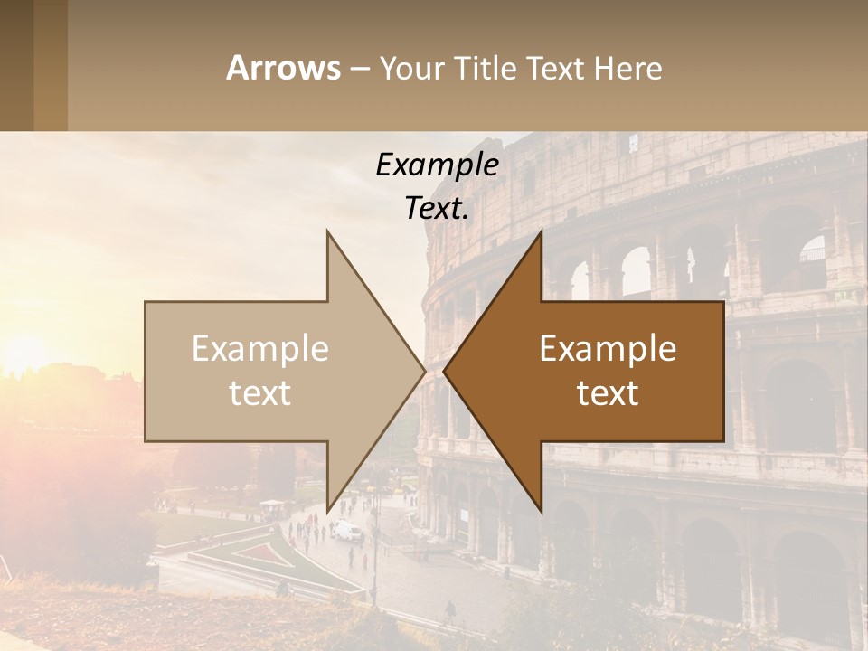 Rome. Colosseum PowerPoint Template