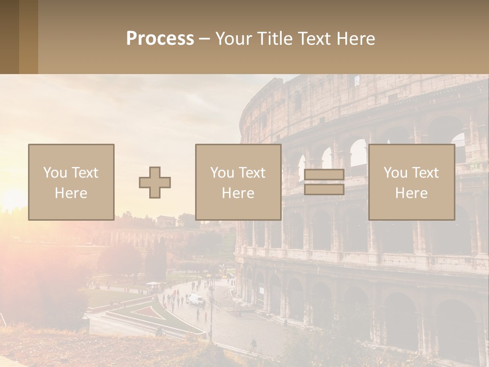 Rome. Colosseum PowerPoint Template