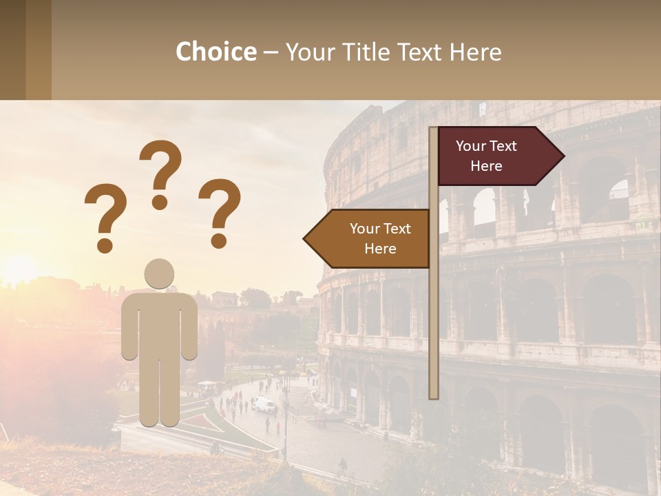 Rome. Colosseum PowerPoint Template