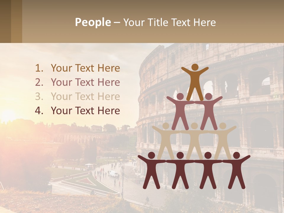 Rome. Colosseum PowerPoint Template