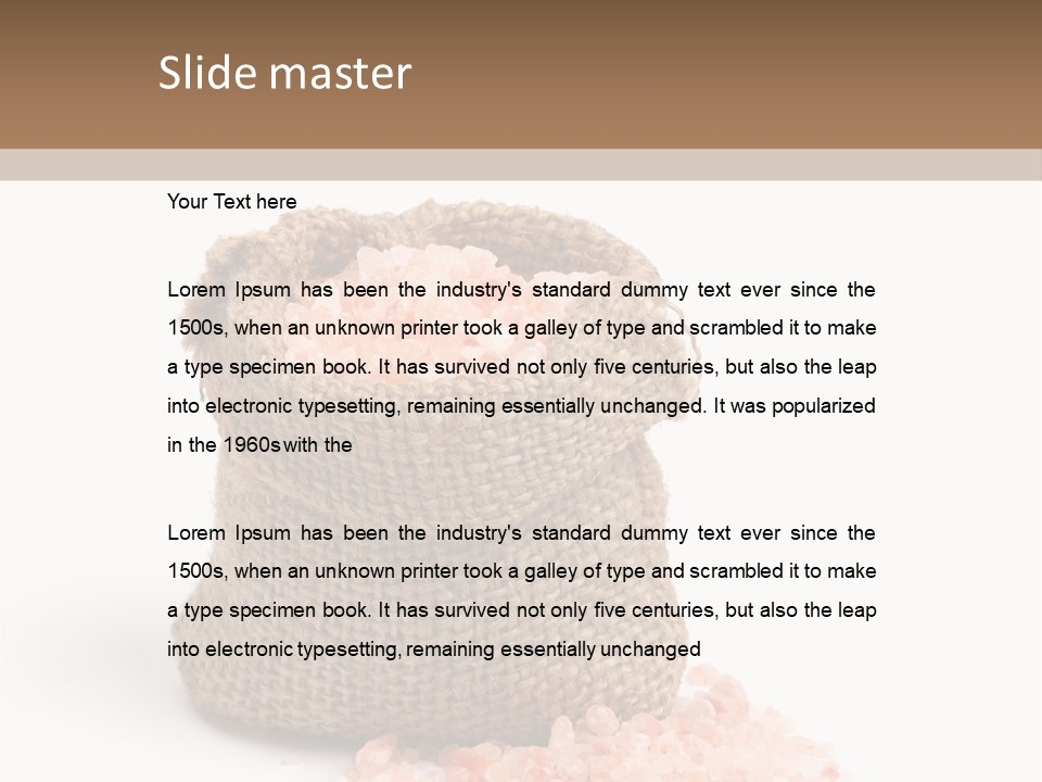 Sea Salt PowerPoint Template