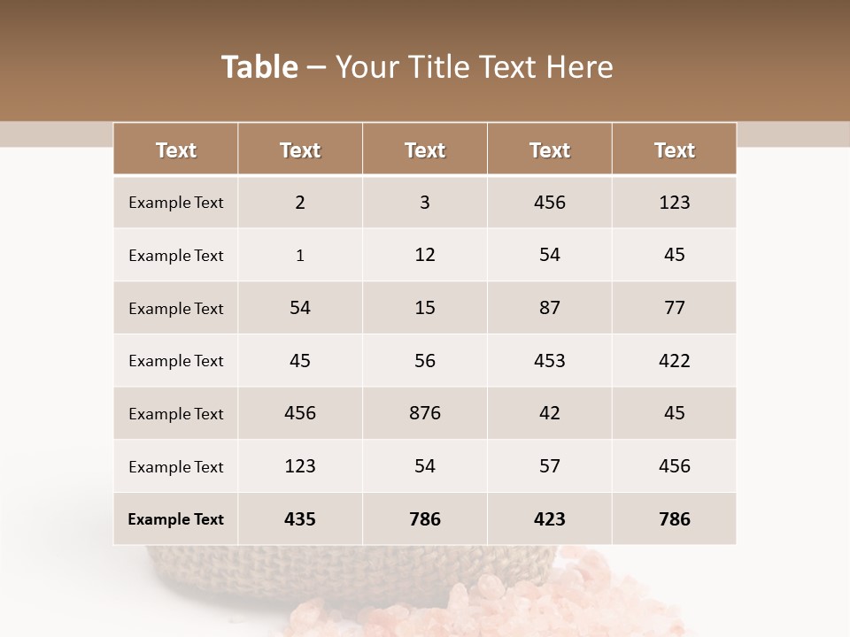 Sea Salt PowerPoint Template