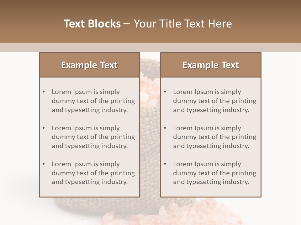 Sea Salt PowerPoint Template