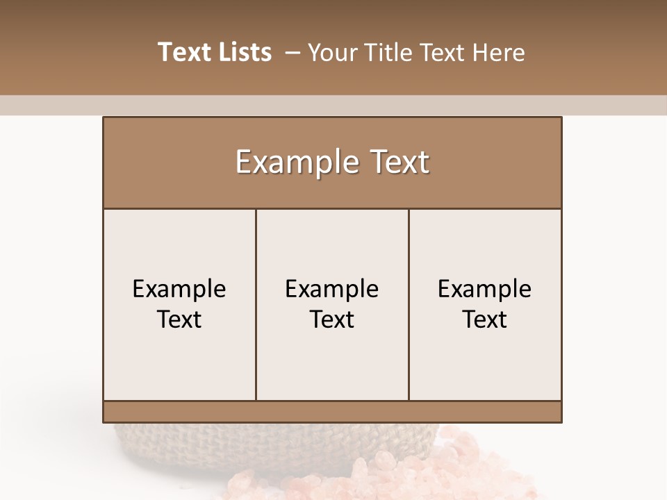 Sea Salt PowerPoint Template