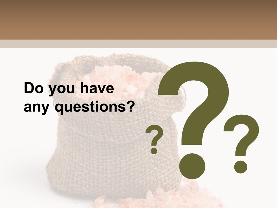 Sea Salt PowerPoint Template