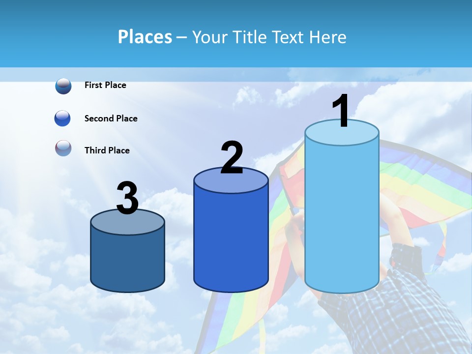 Flying Kite Launch PowerPoint Template