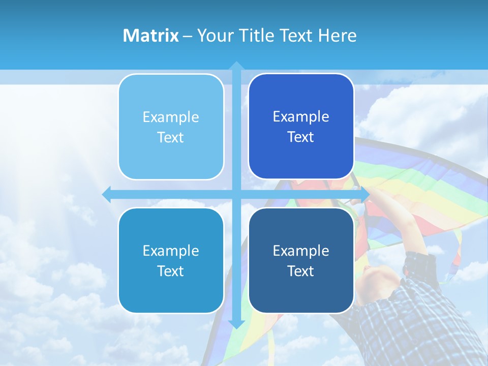 Flying Kite Launch PowerPoint Template