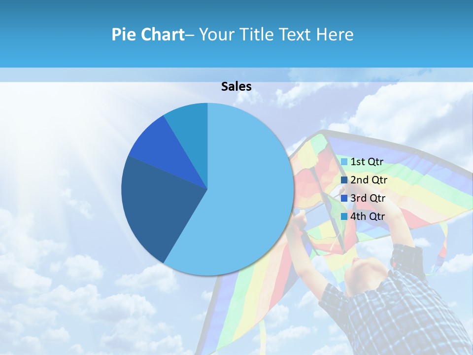 Flying Kite Launch PowerPoint Template