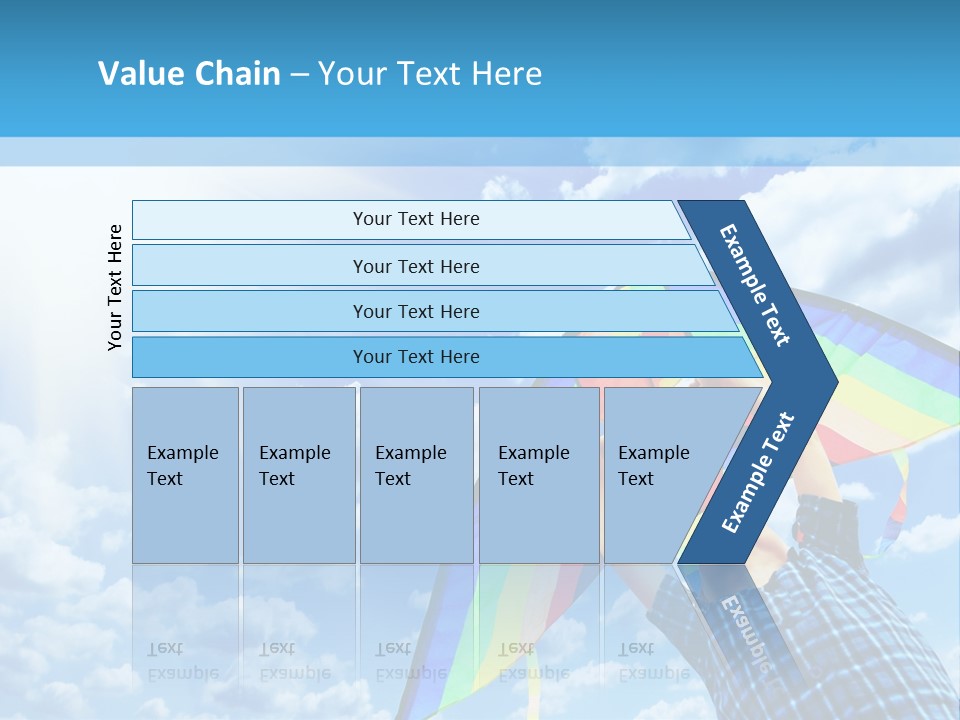 Flying Kite Launch PowerPoint Template
