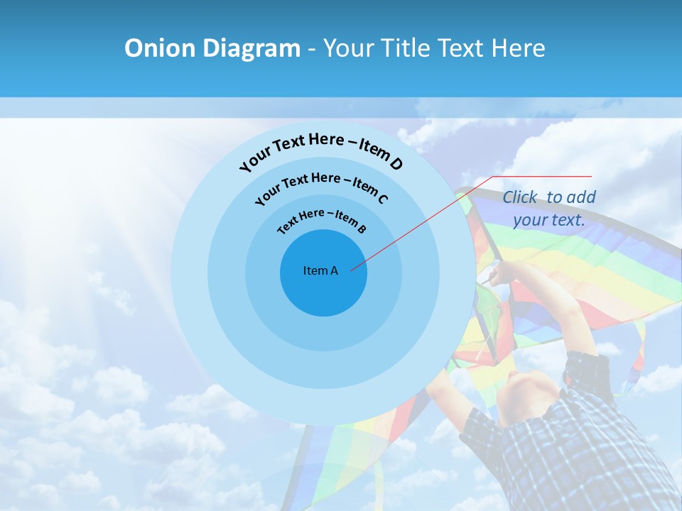 Flying Kite Launch PowerPoint Template