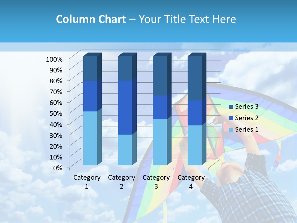 Flying Kite Launch PowerPoint Template
