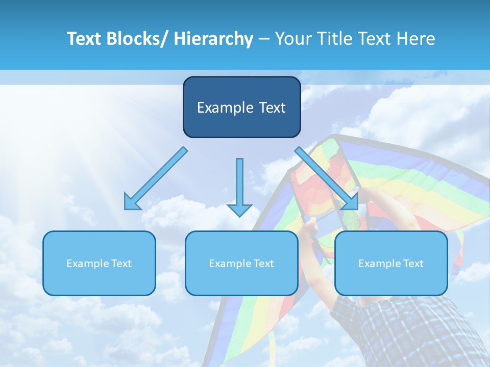 Flying Kite Launch PowerPoint Template