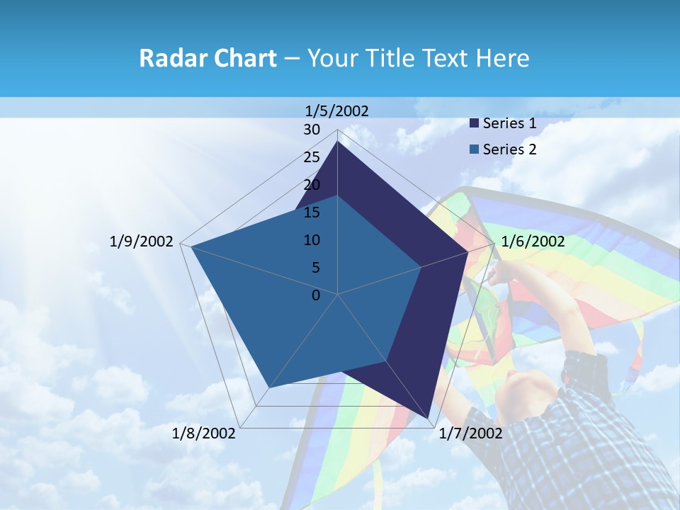Flying Kite Launch PowerPoint Template