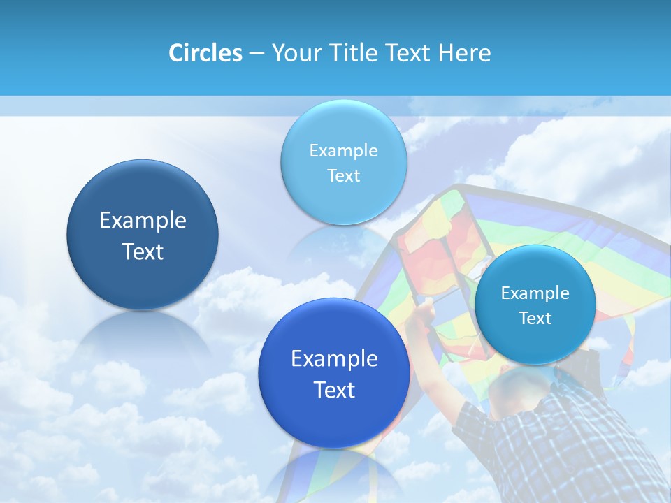 Flying Kite Launch PowerPoint Template