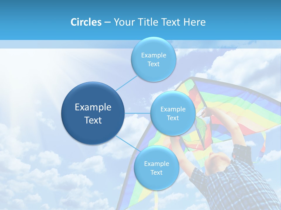 Flying Kite Launch PowerPoint Template