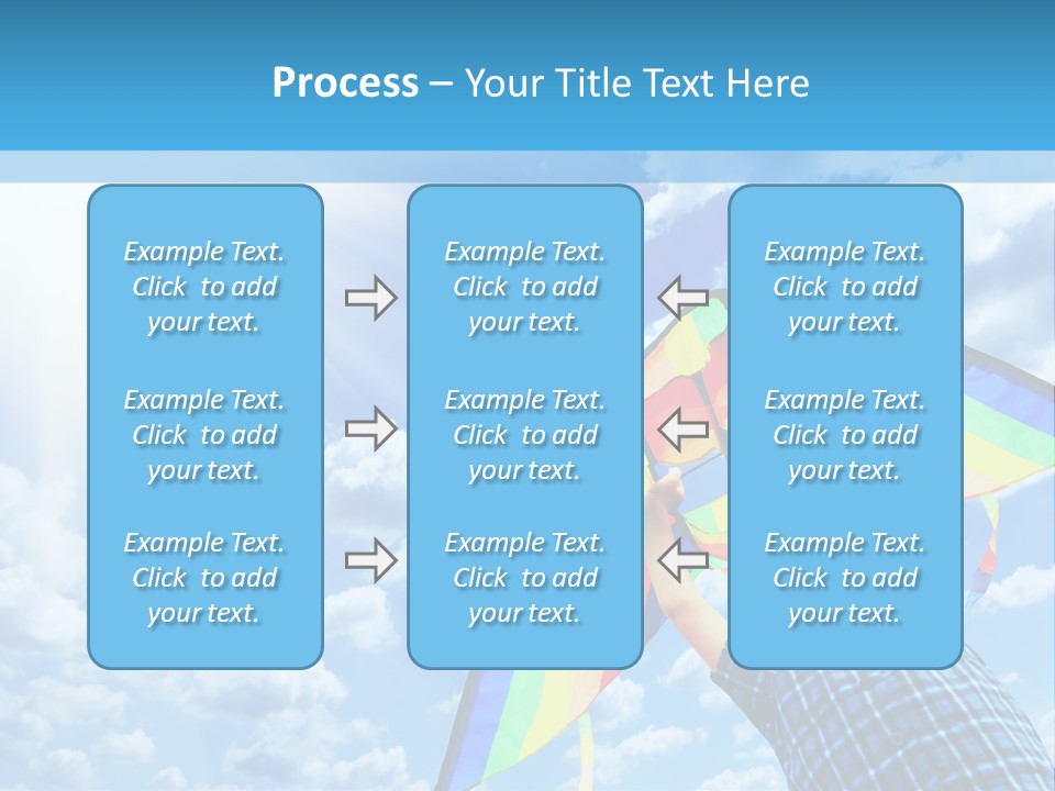 Flying Kite Launch PowerPoint Template