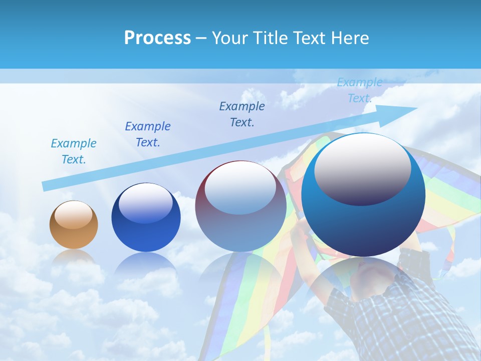 Flying Kite Launch PowerPoint Template