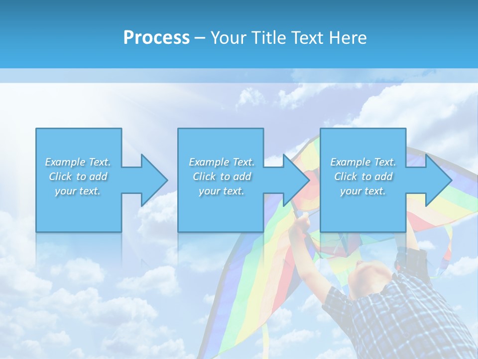 Flying Kite Launch PowerPoint Template