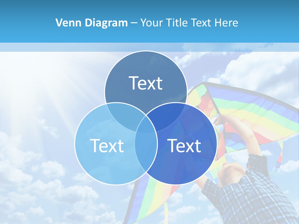 Flying Kite Launch PowerPoint Template