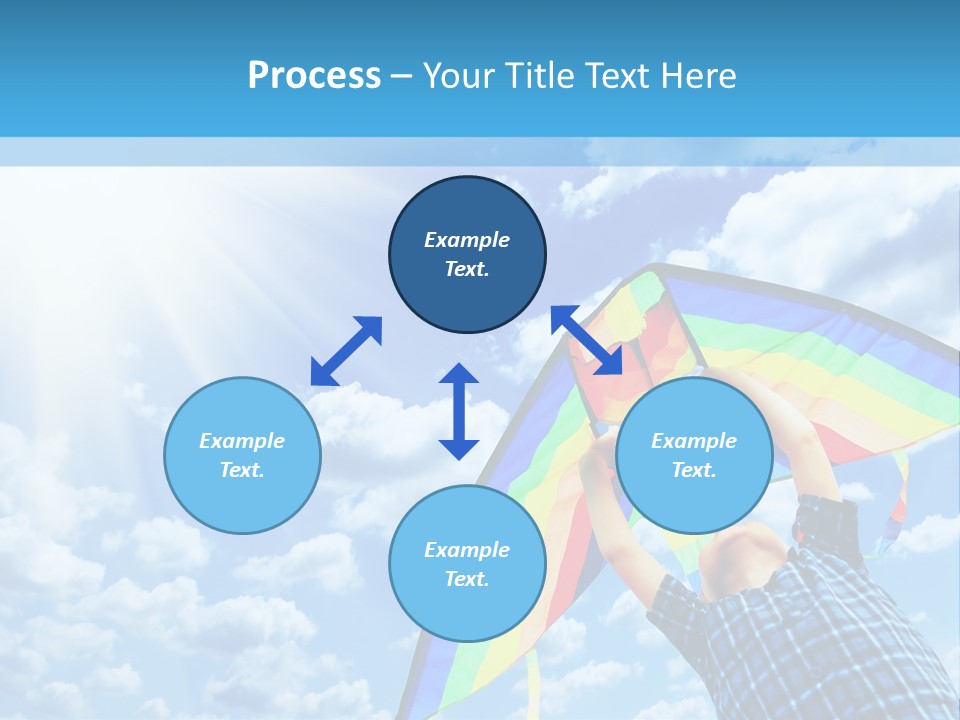 Flying Kite Launch PowerPoint Template