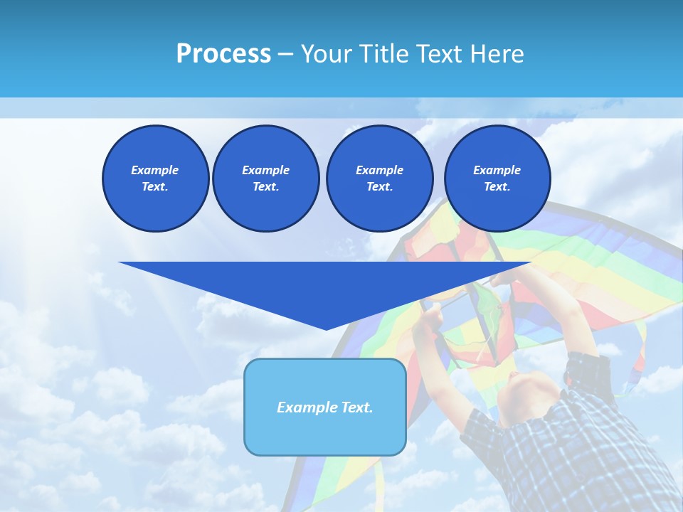 Flying Kite Launch PowerPoint Template