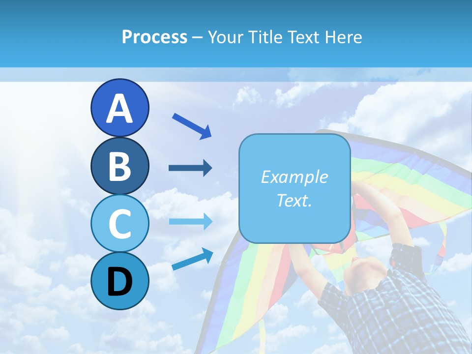 Flying Kite Launch PowerPoint Template