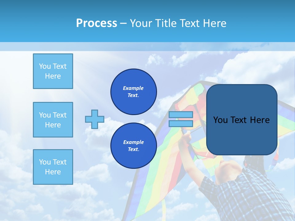 Flying Kite Launch PowerPoint Template