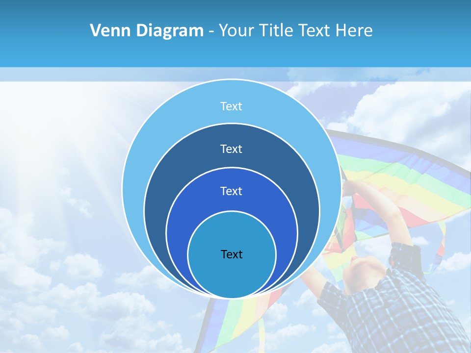 Flying Kite Launch PowerPoint Template