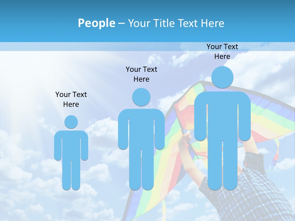 Flying Kite Launch PowerPoint Template