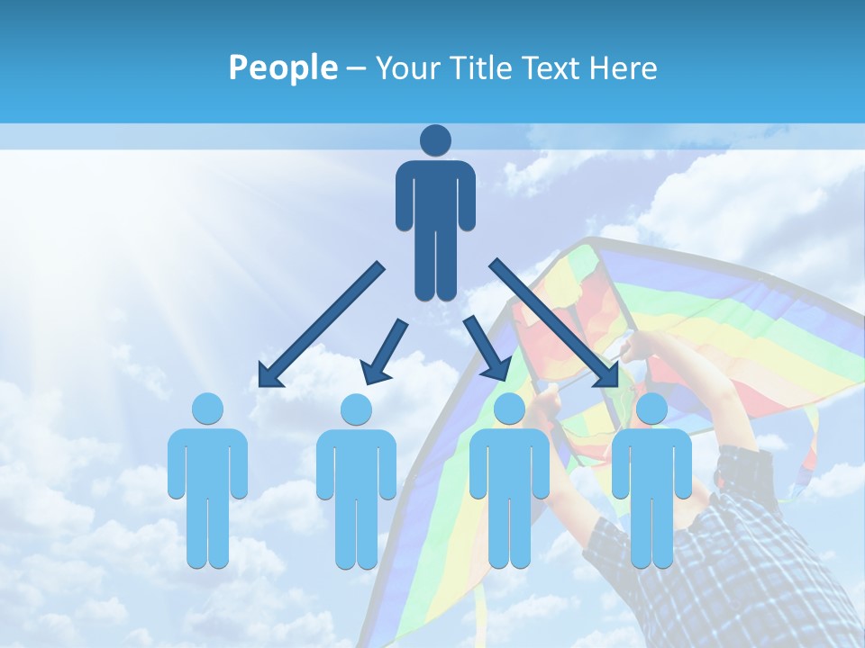 Flying Kite Launch PowerPoint Template