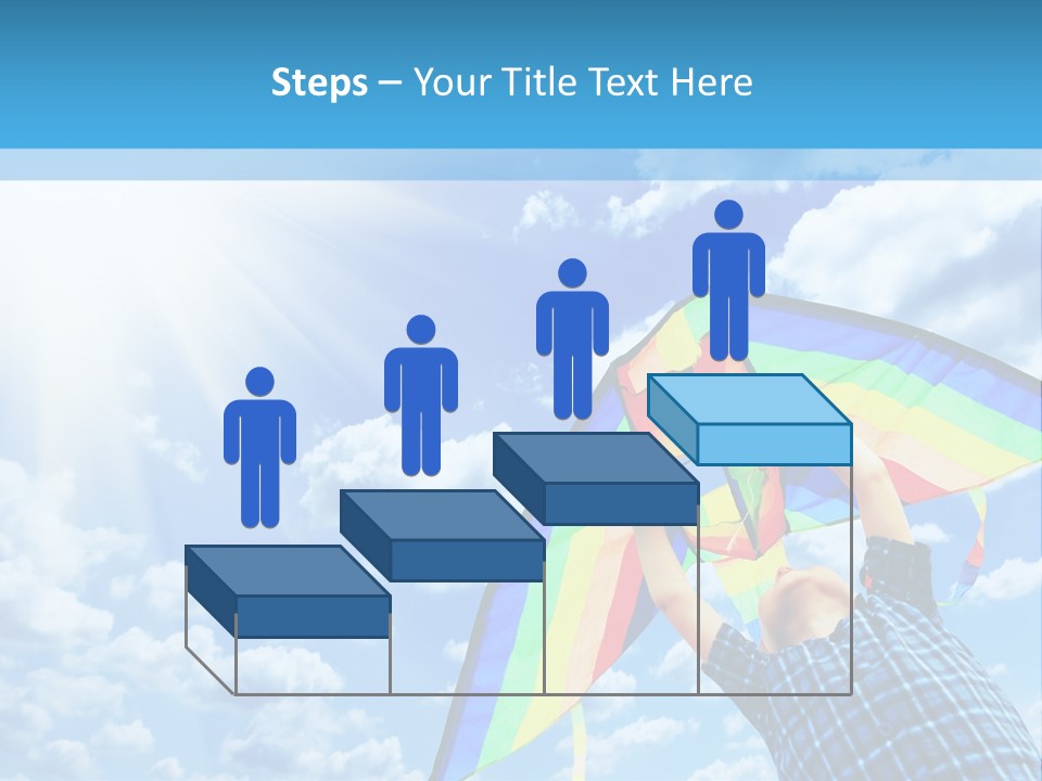 Flying Kite Launch PowerPoint Template