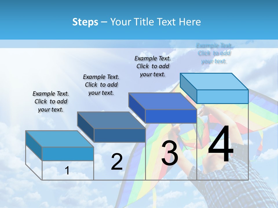 Flying Kite Launch PowerPoint Template