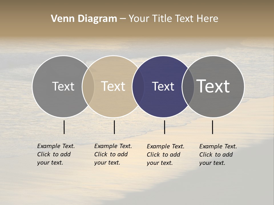 Surfers Walk From The Beach In The Evening PowerPoint Template