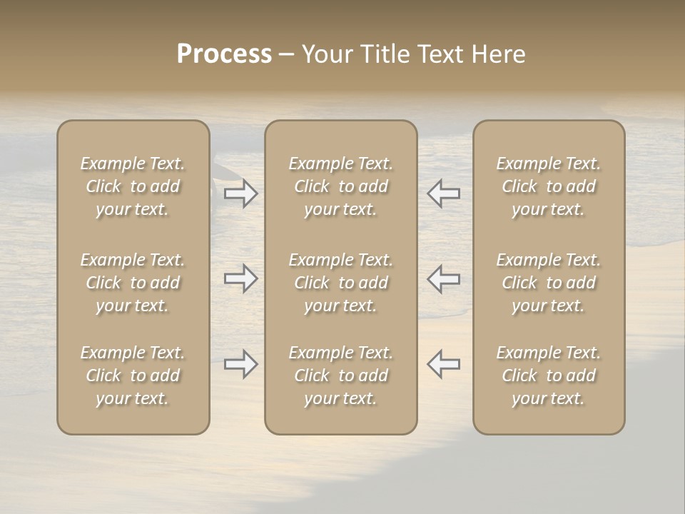 Surfers Walk From The Beach In The Evening PowerPoint Template