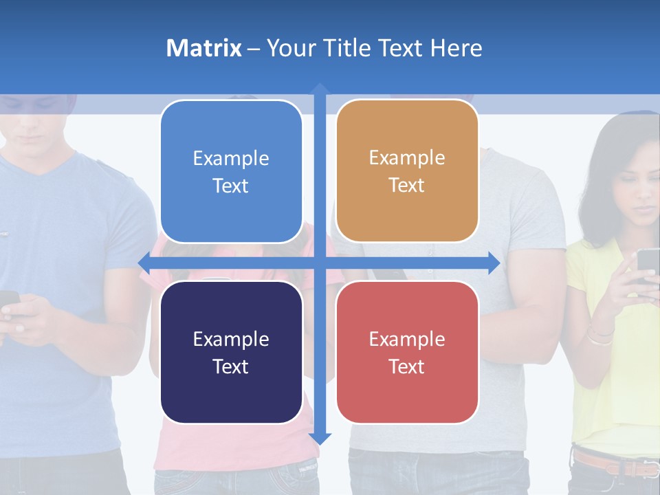 Generation In Phones PowerPoint Template