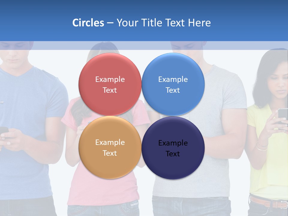 Generation In Phones PowerPoint Template